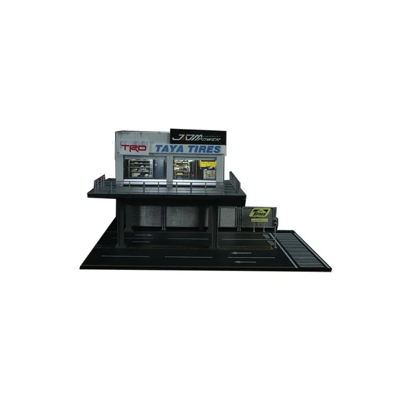 

1:64 Maintenance shop and three-dimensional steel frame platform assembly scene simulation model