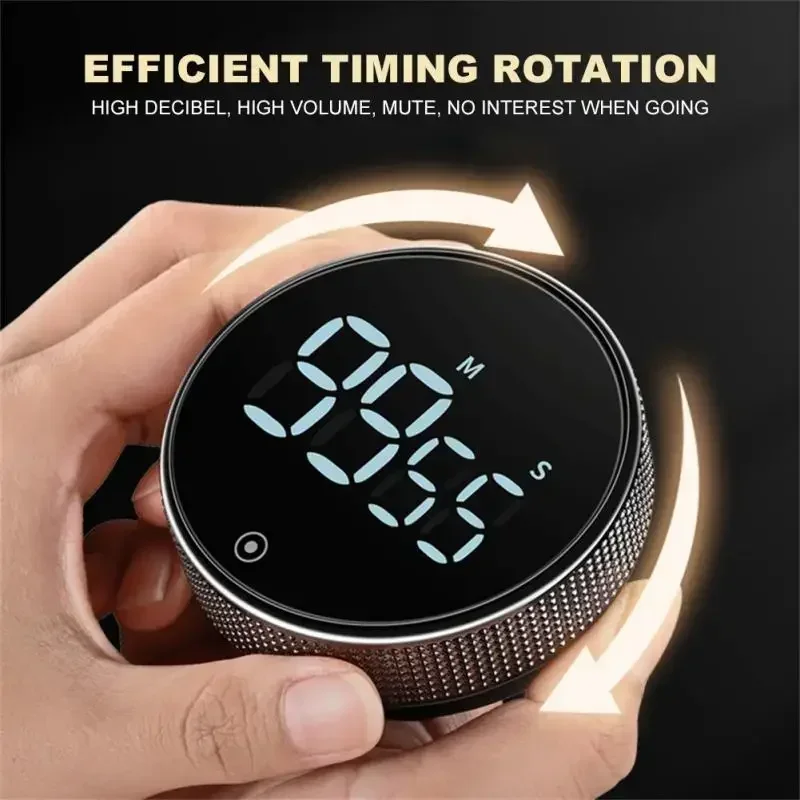 

Kitchen Timer Magnetic LED Digital Timer Electronic Cooking Countdown Clock Mechanical Remind Alarm Stopwatch for Kitchen Gadget