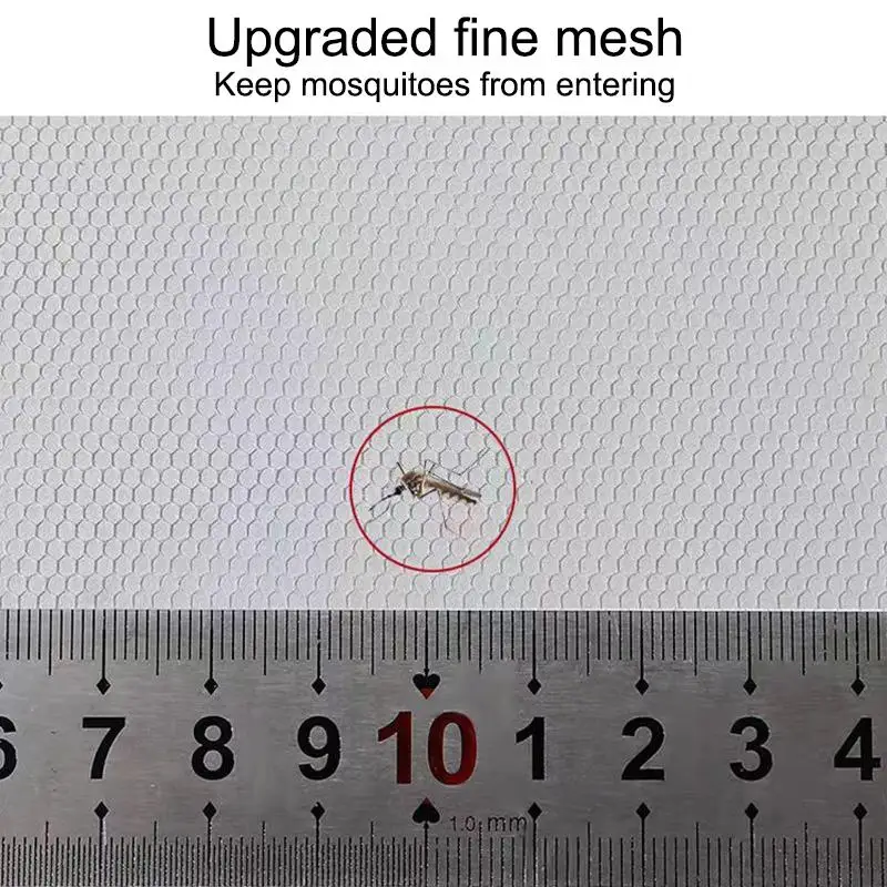 @*Self-Adhesive DIY Anti Fly Mosquito Window Net Fine Breathable Mesh Removable for Office Home Small Windows