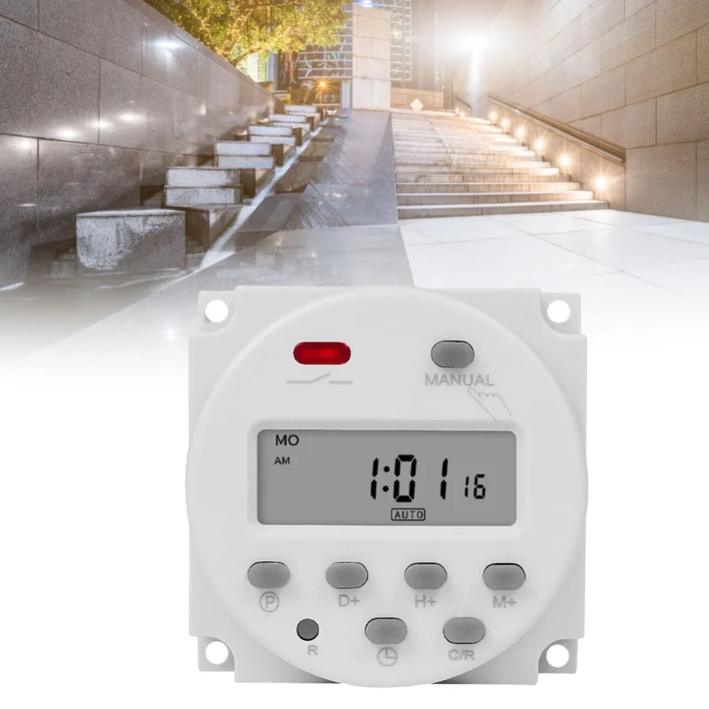 Microcomputer Power Supply Time Switch Smart Programmable Timer Switch Street Lamp Countdown Switch 110V