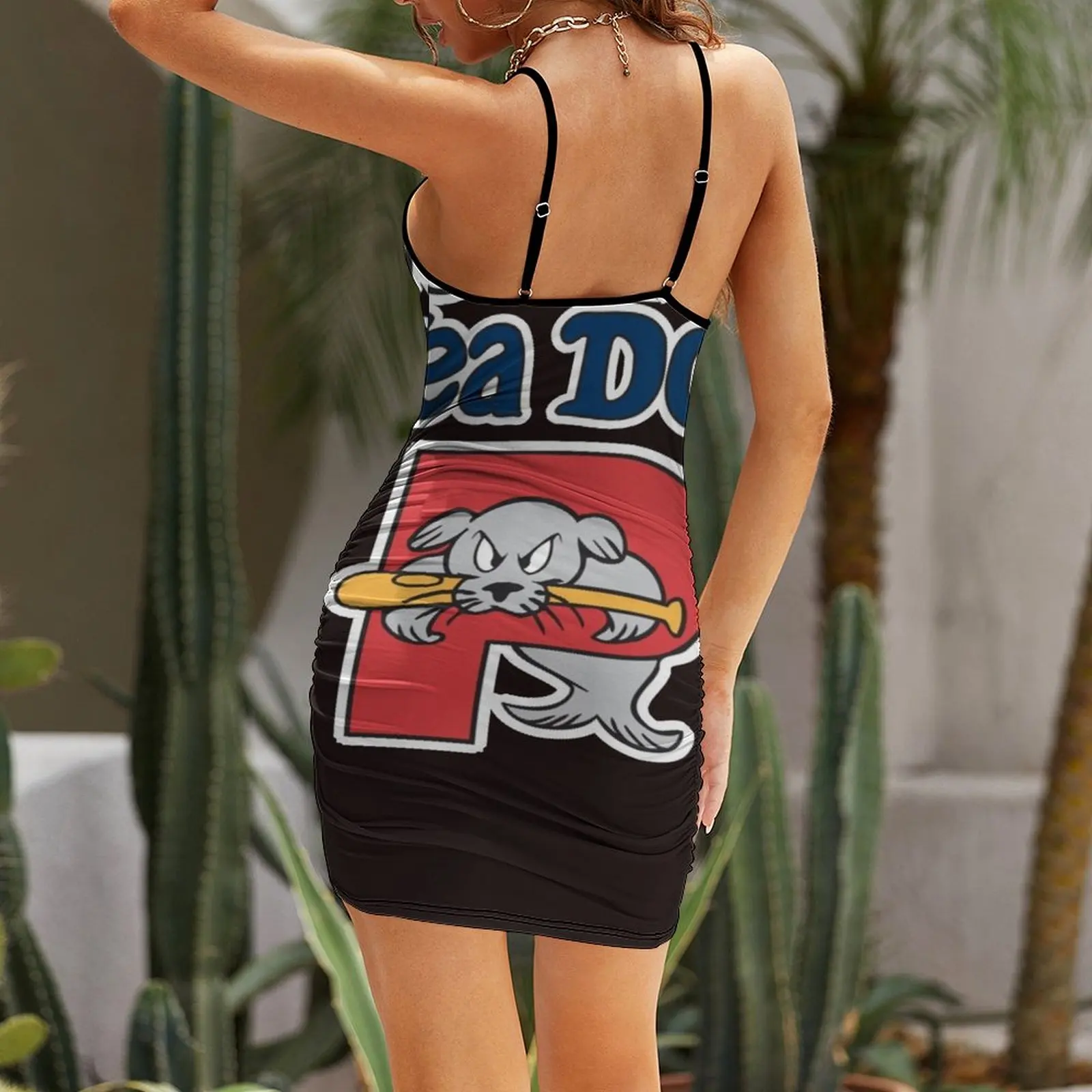 Portland of Sea Dogs Camiseta clásica Vestido con tirantes Ropa Ropa de verano para mujer Vestido de dama de honor mujer