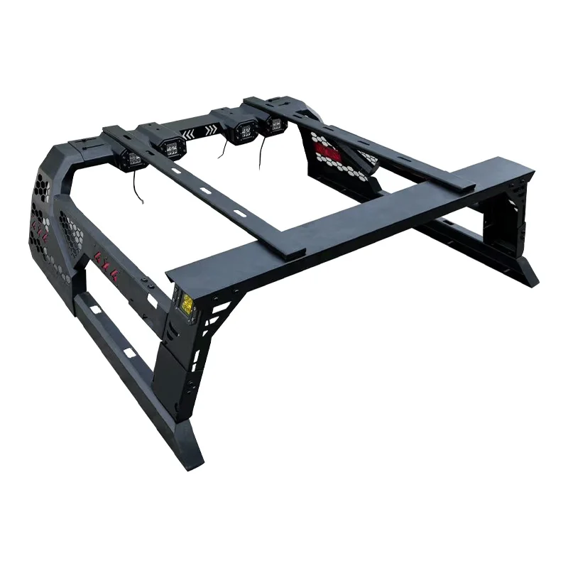 Universal Manganese Steel Roof Rack 500KG Capacity Adjustable Multi Functional Cage Truck Bed Rack Ladder