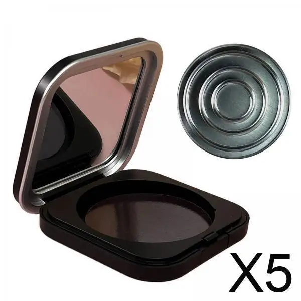 

Black Plastic Empty Palettes Case DIY Makeup Organizer Space Saver Cosmetic Storage Box for Home