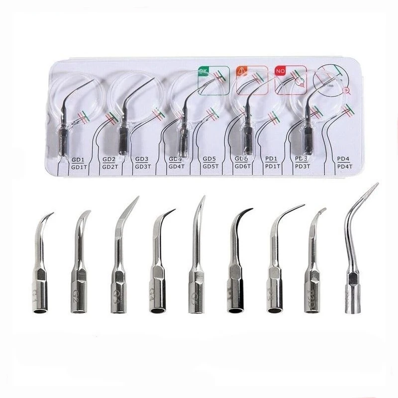 

5Pcs Dental Scaler Tips Ultrasonic Scaler Tip Fit Ultrasonic Scaler Handpiece Dentistry Accessories