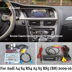 For Audi A4 S4 RS4 A5 S5 RS5 B8 8K 8T 2009~2016 OEM Screen No Coding Required HD Night Vision Front Rear View Reverse Camera