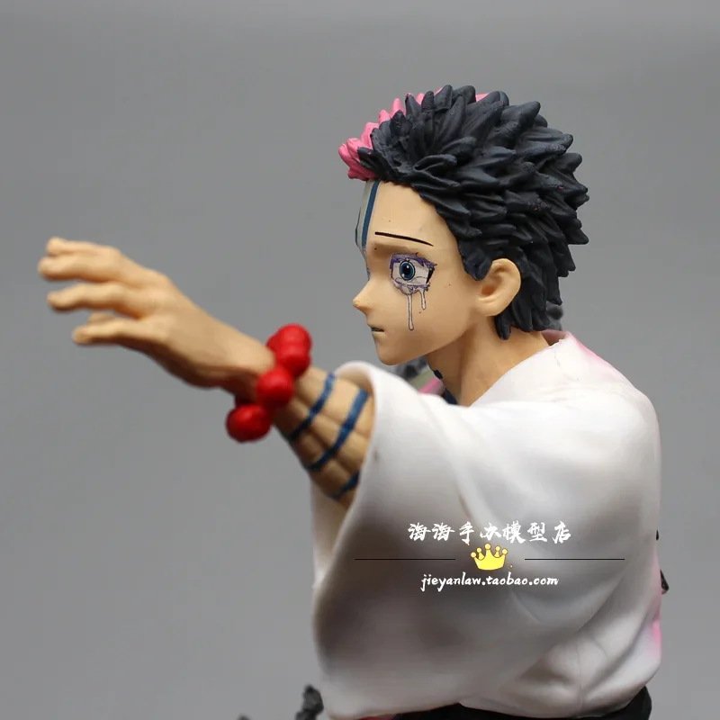 PVC Demônio Slayer Figura Anime, Kimetsu No Yaiba Estátua, Estatueta de Ação, Desktop Modelo Brinquedos, Decoração Ornamento, 17cm