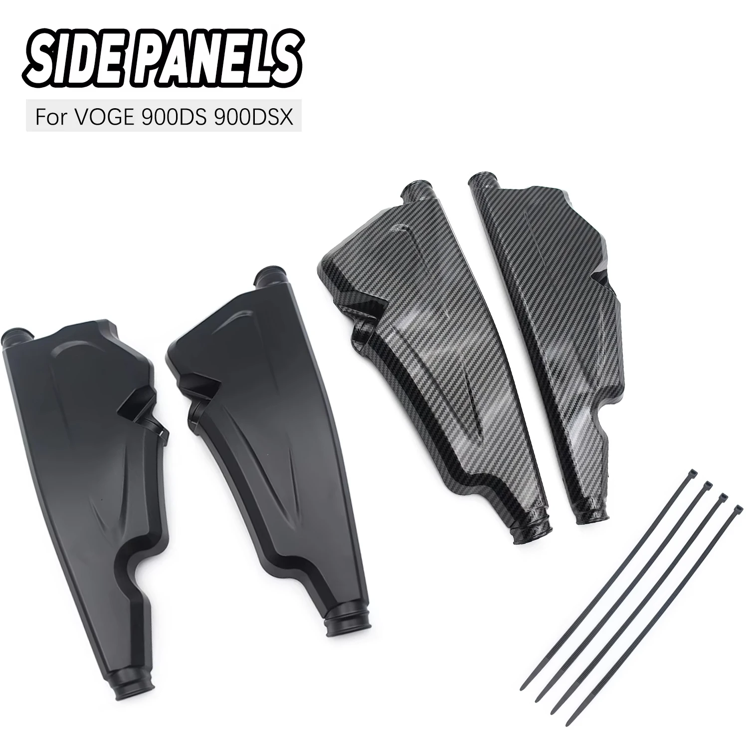

Motorcycle Side Panel Fairing Protection Guard Upper Frame Cover Plate Mudguard Infill Set For LONCIN VOGE 900DS 900DSX 24-25