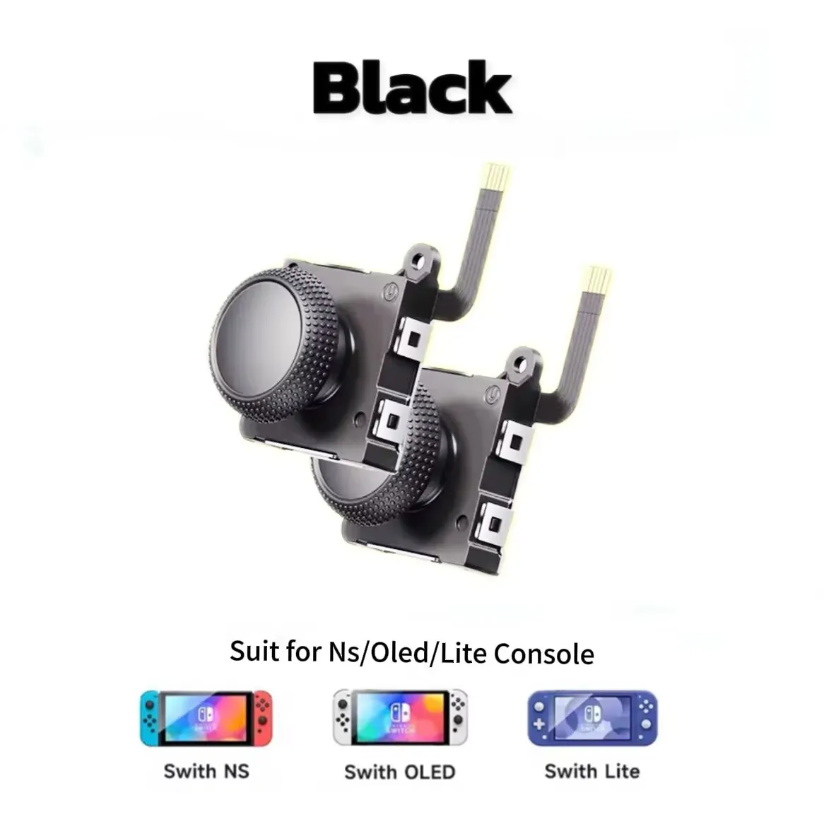 1-10 قطعة العلامة التجارية الجديدة قاعة تأثير الاستشعار عصا التحكم JoyCon التناظرية لنينتندو سويتش/لايت/OLED تحكم التناظرية عصا الإبهام إصلاح