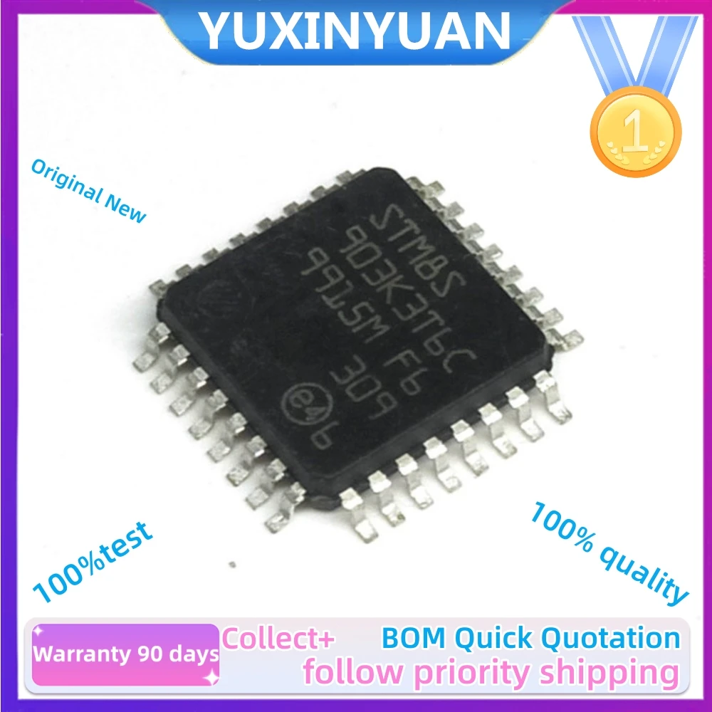 

10Pcs STM8S903K3T6C QFP STM8S903 8S903K3T6C QFP32 YUXINYUAN IN STOCK，100%TEST