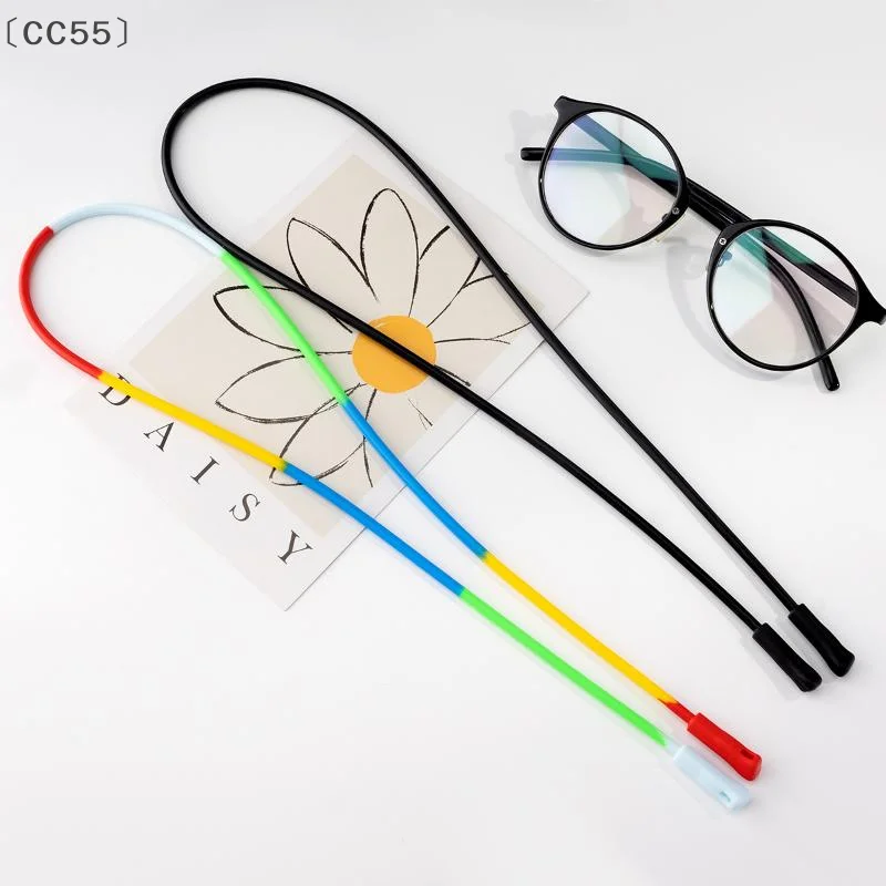 [CC55] حزام نظارات من السيليكون للرجال والنساء مقاوم للماء ملحقات النظارات الشمسية سلسلة نظارات رياضية حبال حامل الحبل اسهم