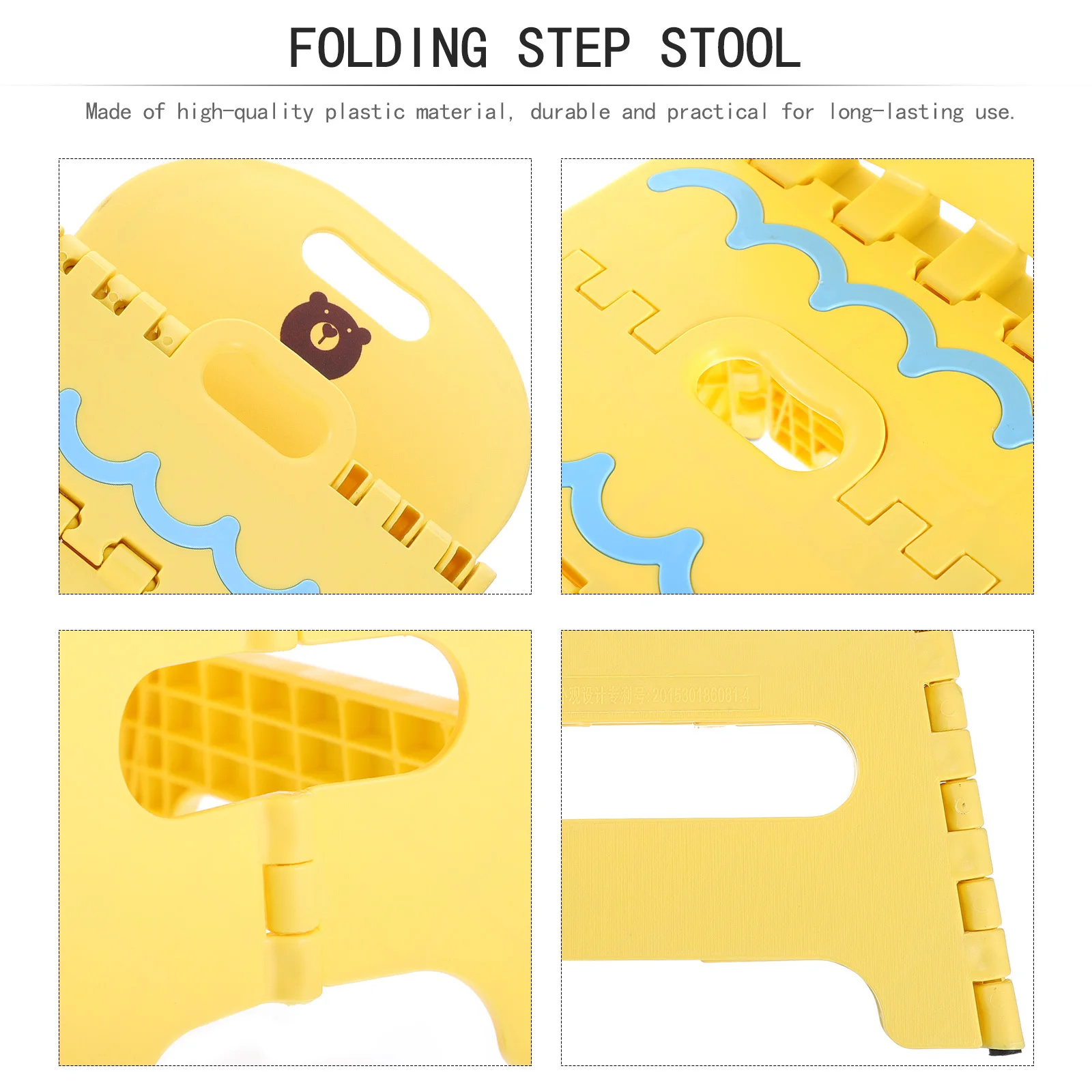 Cadeira de plástico dobrável portátil, resistente ao desgaste, ecológica, suave, aberta, sem fixação, mãos, economia de espaço, acampamento