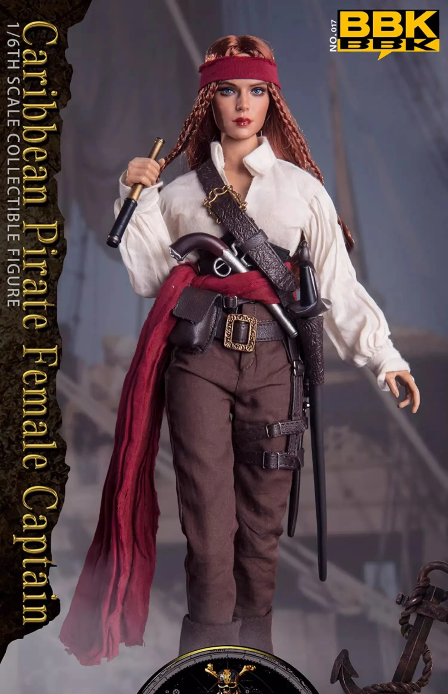 BBK BBK017 1/6 Female Captain Sophia High Quality Model Full Set 12'' Action Figure Toys Gifts In Stock