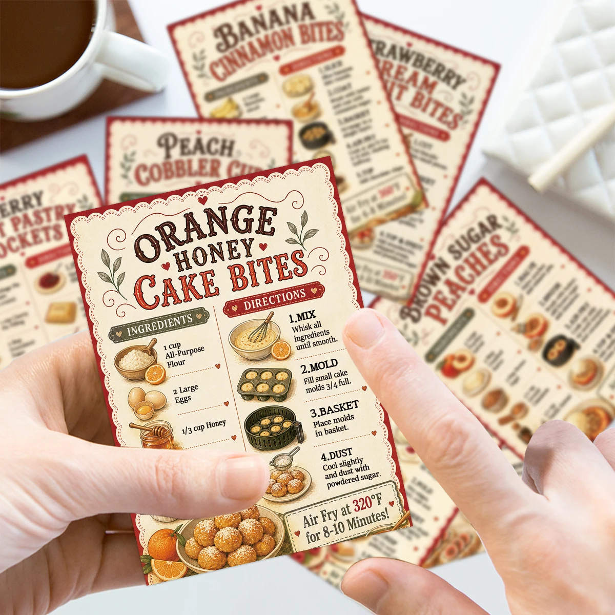 20 Stück Vintage-Heißluftfritt – Food Snacks Ideas Bewertung und Preis