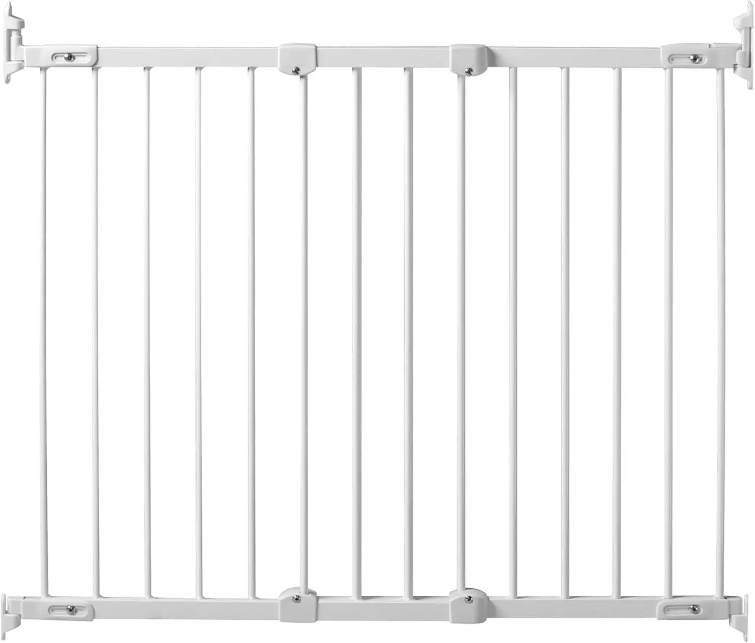 Angle Mount Baby Gate for Stairs Banister Uneven Walls 28 to 42.5 Inch No Trip Top Stairs No Bottom Bar Quick Release Mounted Ha