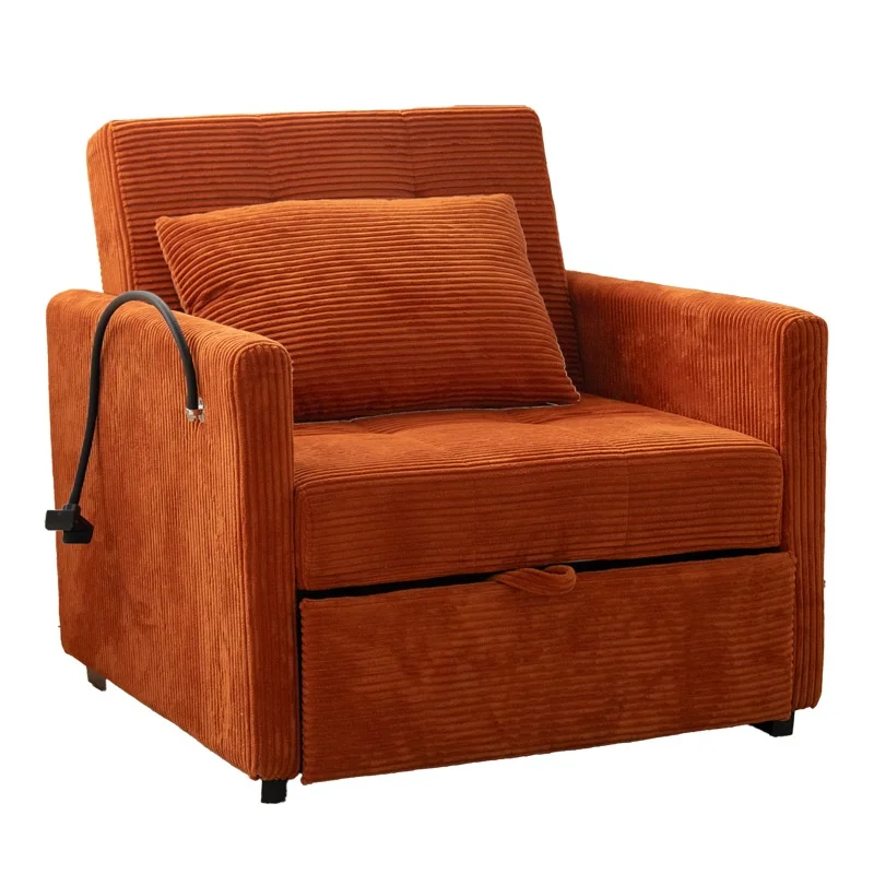 # Cross-border Folding Metal Frame Single Sofa Bed-Sitting & Lying All-in-One Multifunctional for Small Apartment