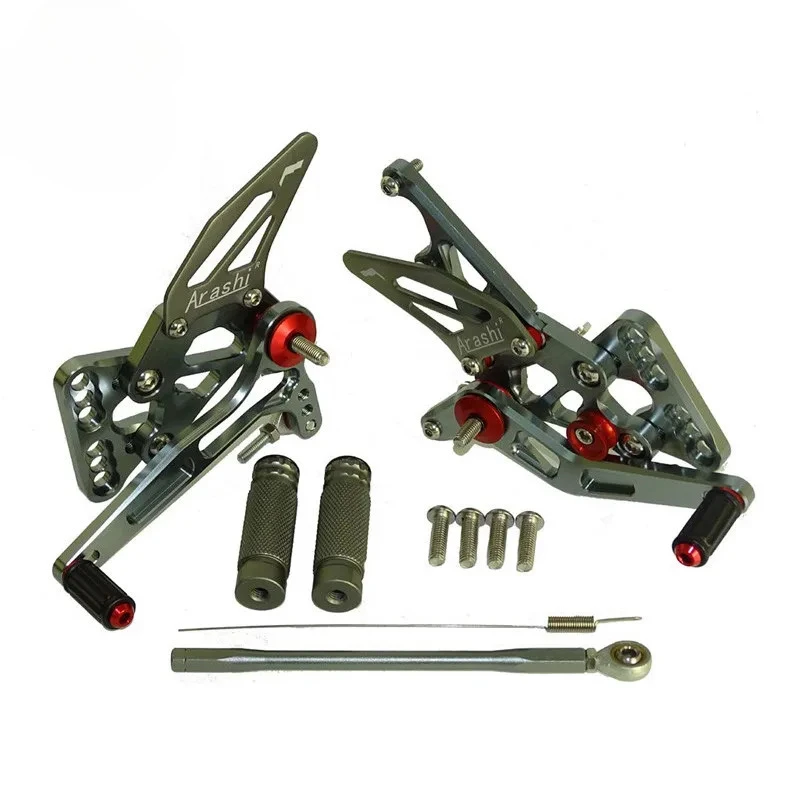 For Suzuki GSXR1000 GSX-R GSXR 1000 K5 K6 2005 2006 Motorcycle Modified Adjustable Footpegs Foot Peg Aluminum Alloy Parts