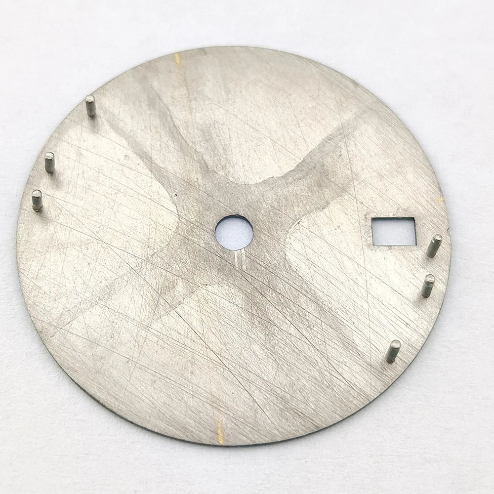 NH35 Dial 28.5mm 3D Metal sticker Arabic digital dial single calendar for NH35/NH34/NH36/7S26/4R men's mechanical movement