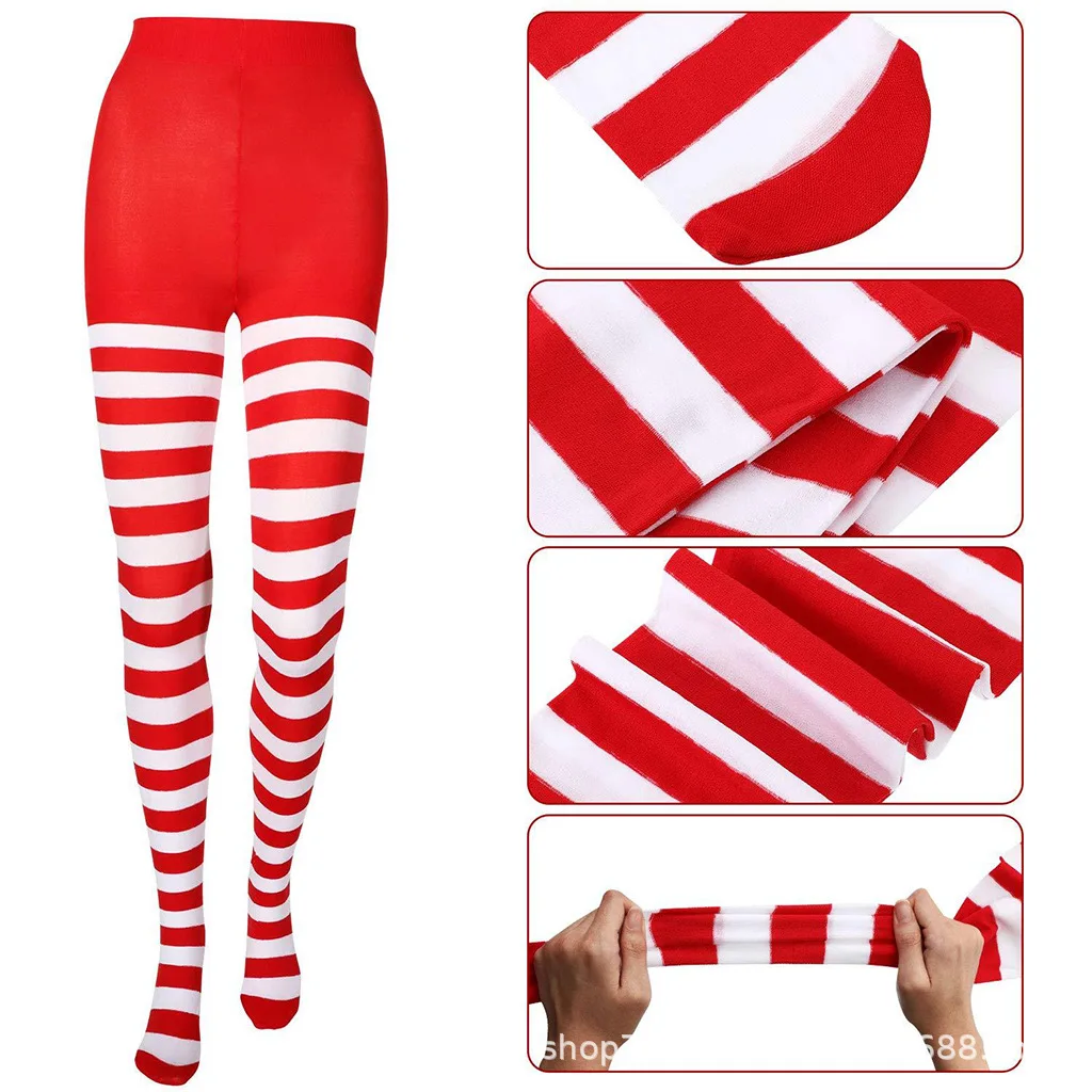 Polyester Legwear Charming Chic Vibrant Stockings Decorative Tights For Fashion Enthusiasts