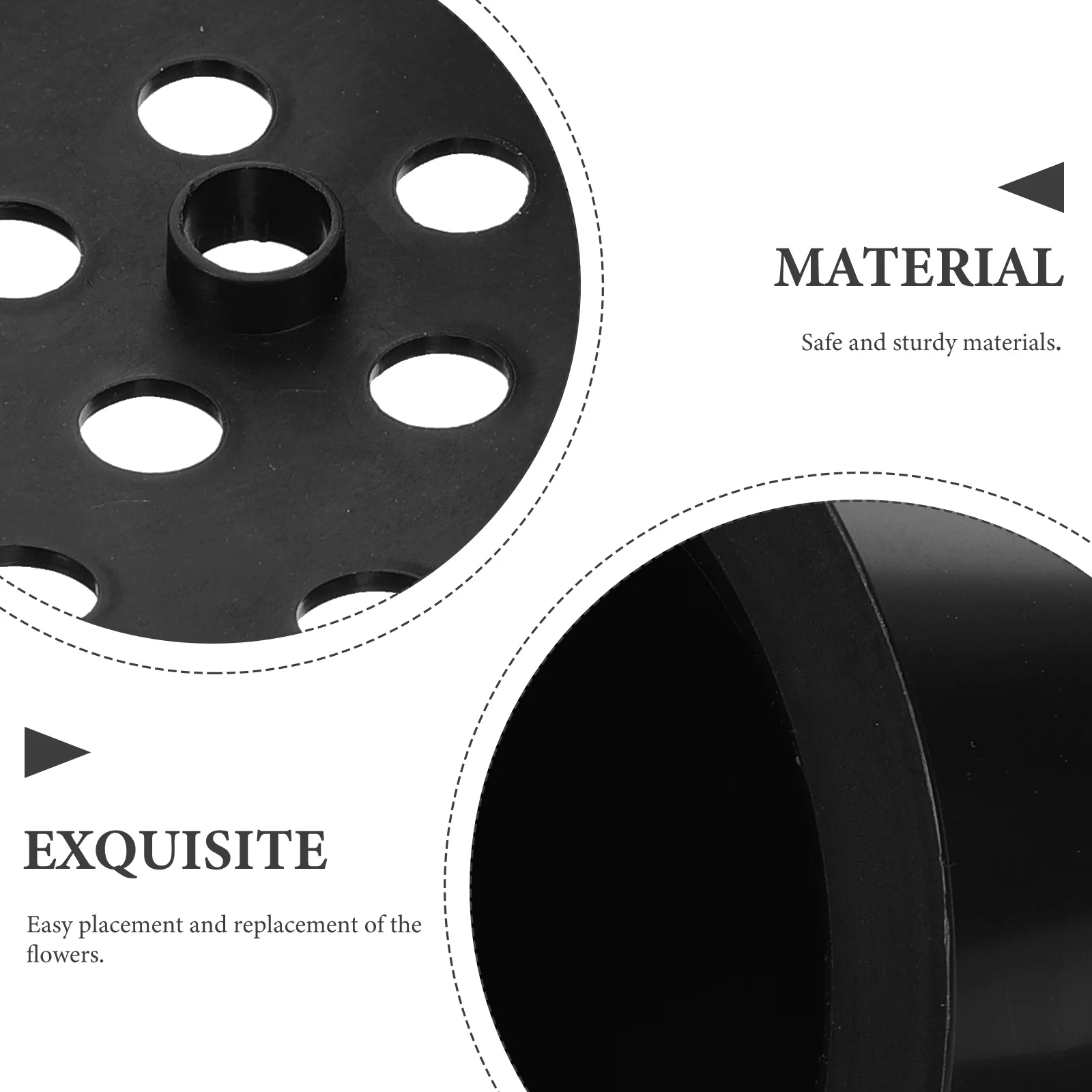 

5Pcs Exquisite Memorial Vase Decorative Graveyard Vase Perfect Funerals Parties Celebrations Cemetery Pot Inserts