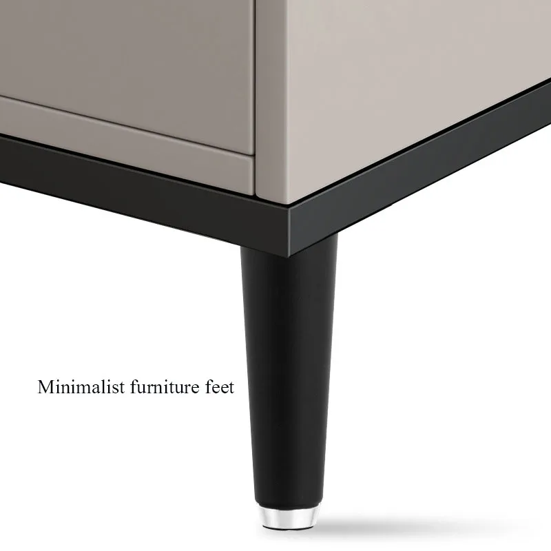 Soporte de pie de mesa de gabinete de sofá elevado, muebles sólidos de aleación de aluminio, gabinete de baño, pata de soporte de pie de gabinete de metal