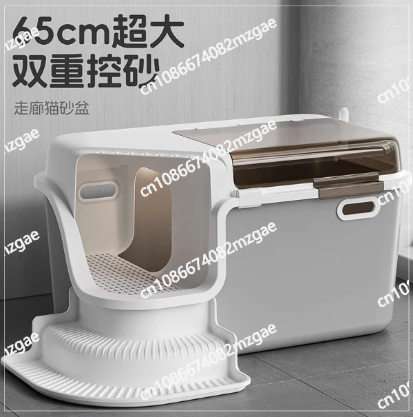 

Большие ящики для кошачьего туалета, дизайн в коридоре, закрытый лоток для туалета, защита от брызг, туалет для котенка, удобная крышка, чистка домашних животных