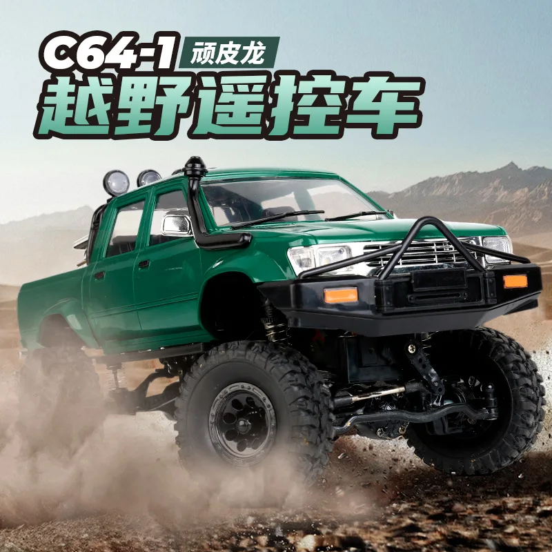 WPL 1:16 All Terrain Pickup Truck Off-Road Climbing Vehicle 2.4ghz Four-Wheel Drive Electric RC Remote Control Car Model Toy