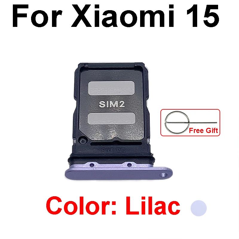 

For Xiaomi 15 15 Pro 15 Ultra Sim Reader Card Slot Sim Card Tray Socket Holder Adapter Flex Cable