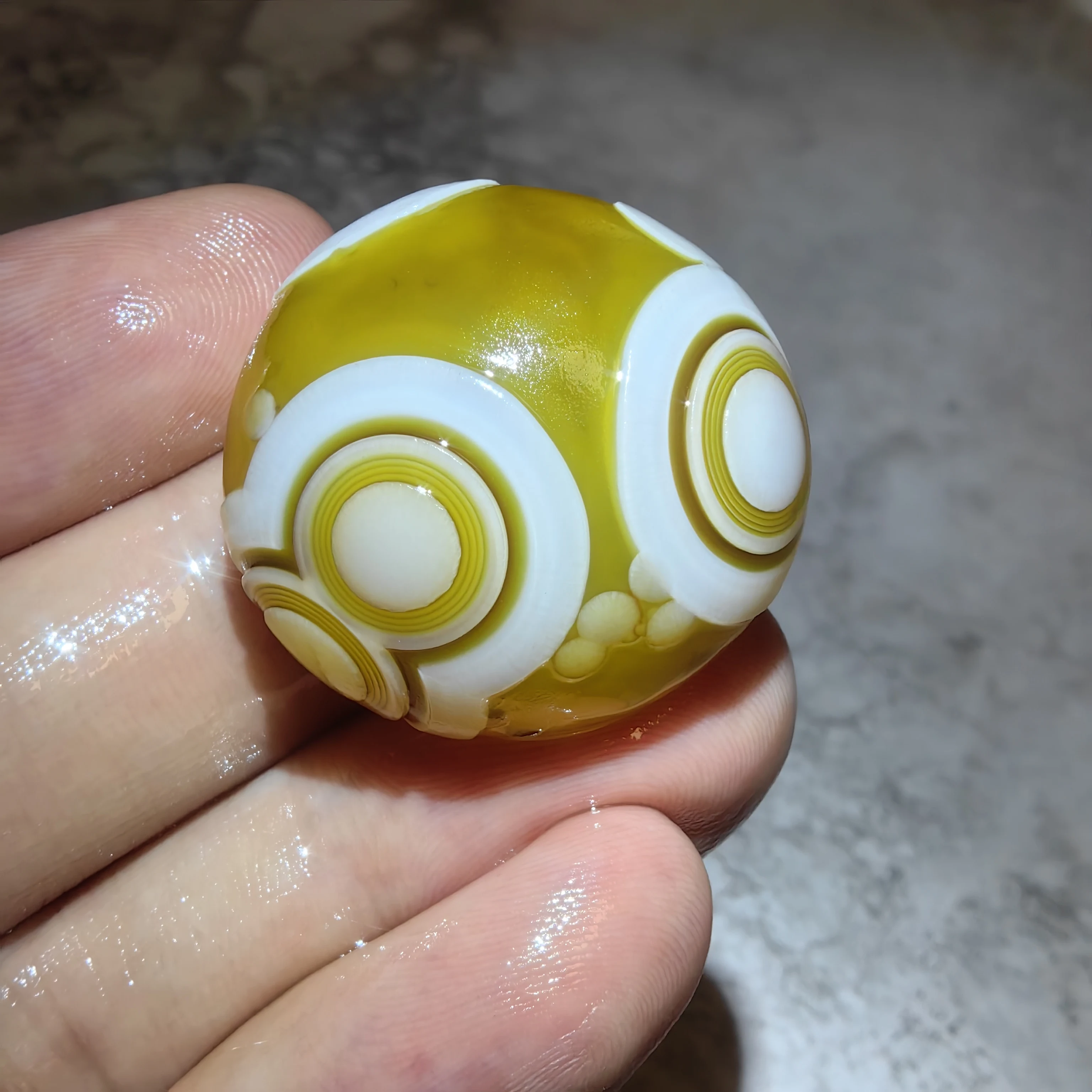 All-Natural Divine Eye Agate Wishing Attract Wealth Good Luck Reiki Ornament Rough Stone Healing Gemstone DIY Jewelry Decoration