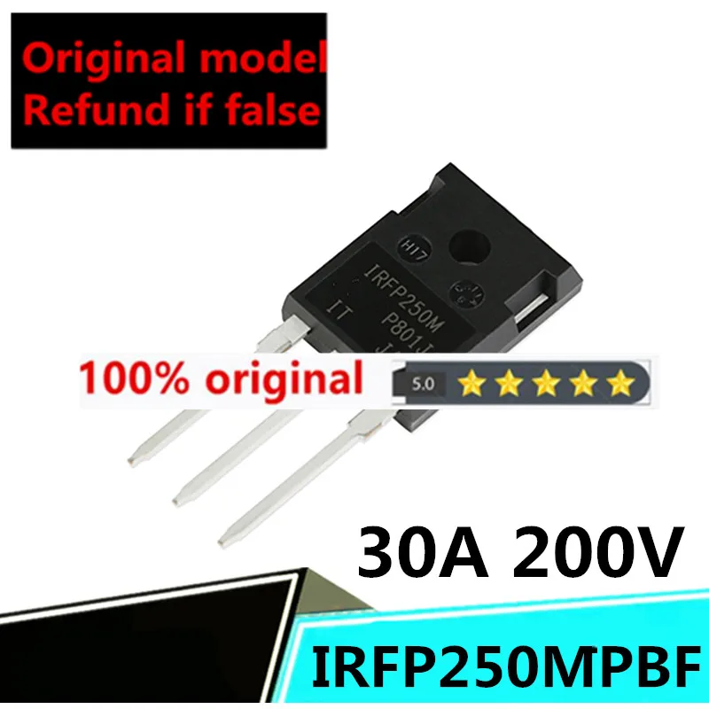 

brand 10PCS original genuine IRFP250MPBF IRFP250M TO-247 N-channel 200V/30A in-line MOSFET