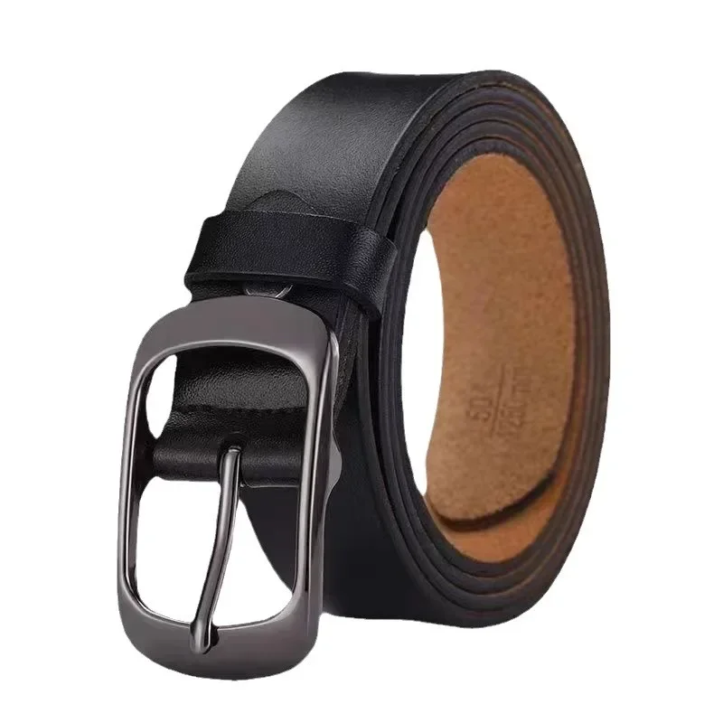 حزام جينز بسيط على الموضة بحزام نسائي جديد لعام 2025 مع حزام بإبزيم أسود للفصول الأربعة