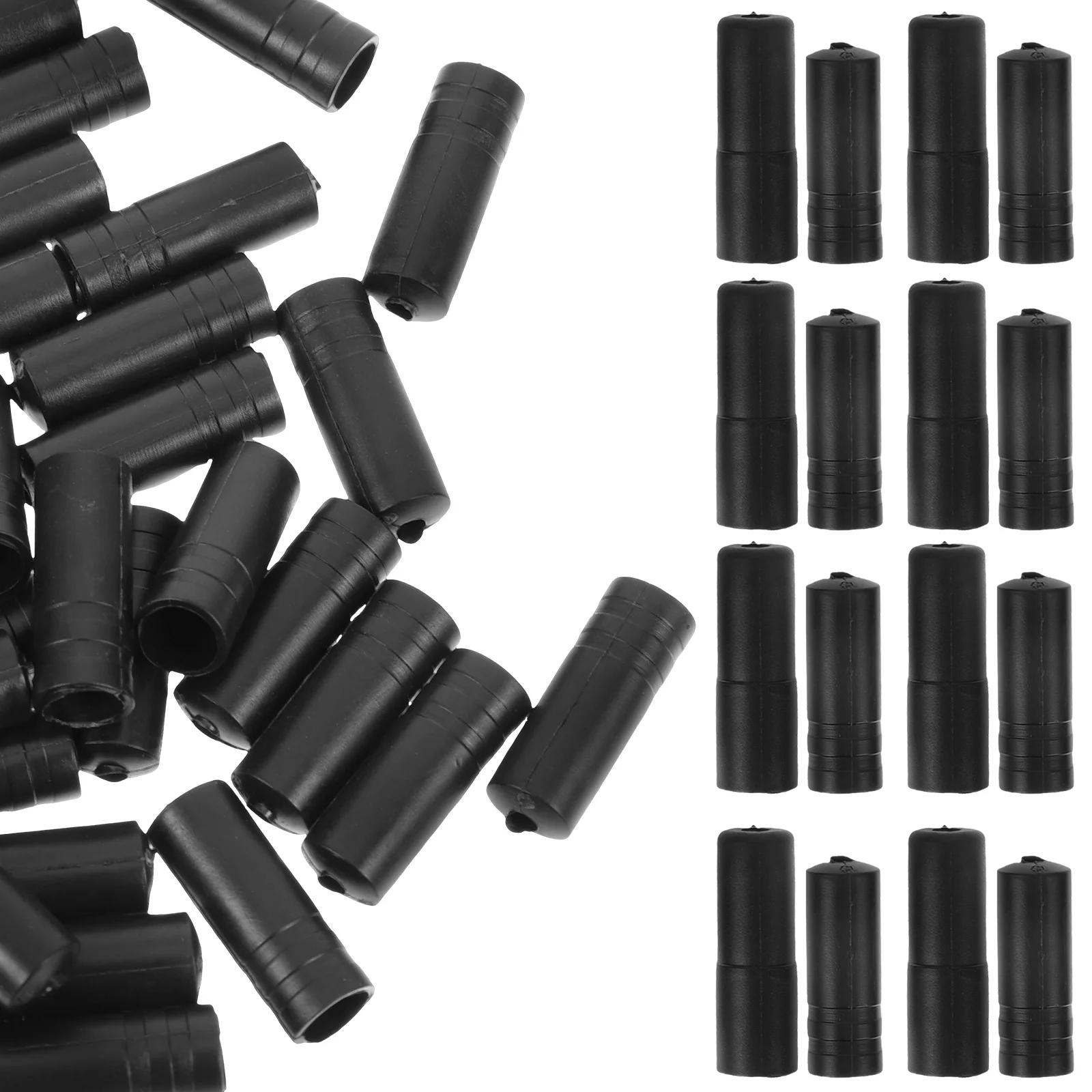 

Cable Caps Pipe Brake Cover Bicycle End Conduit Black Plastic Bike Line Tube Protector