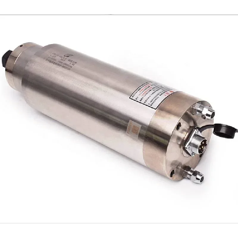 HQD 3.2kw Water Cooled High Speed Cnc Router Spindle Motor For Cnc Lathe Milling 24000rpm 220v 380v 10A 12A 400hz Woodwork