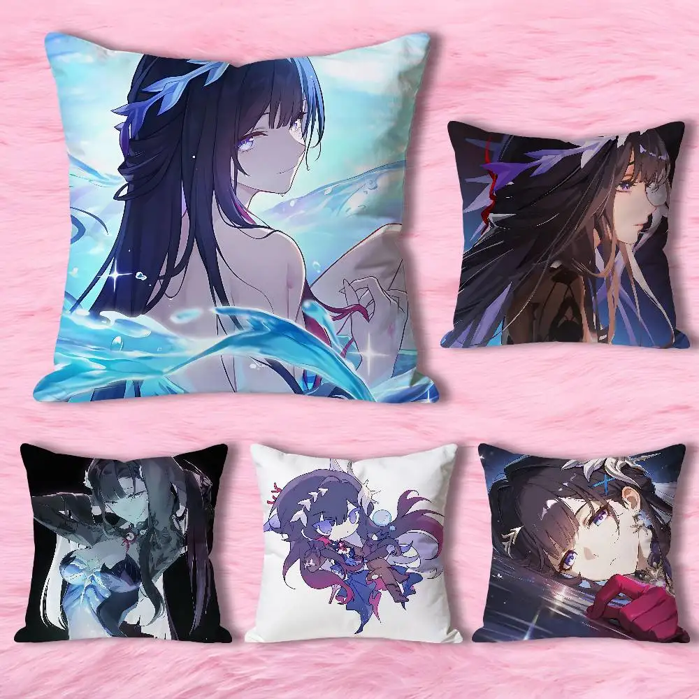 

Hysilens H-Honkai Star Rail Various Sizes Square Pillow Case For Car Home Bedchamber Decor Custom Valentine gift