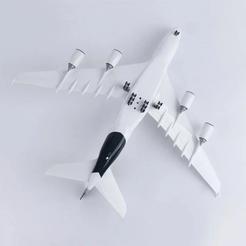 1/160 Scale 45cm Lufthansa Airways A380 Diecast Resin Airplane Model Kit With Landing Gear Wheel For Aviation Gift or Plane Toys