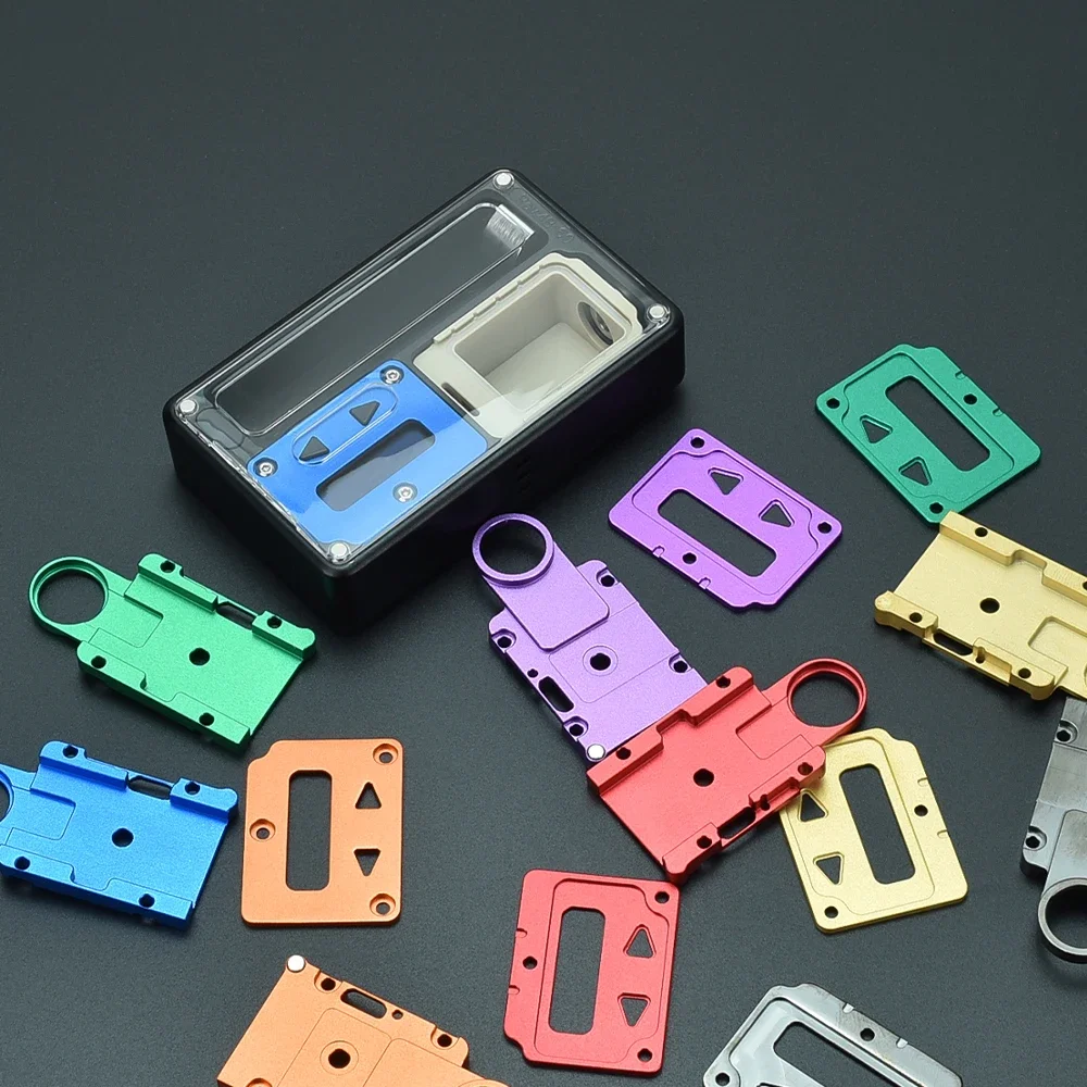 sxk BB 60W / 70W Box Mod Kit Screen Plate Button Plate Set Aluminum Alloy for SXK BB / Billet Vape Box Mod Kit
