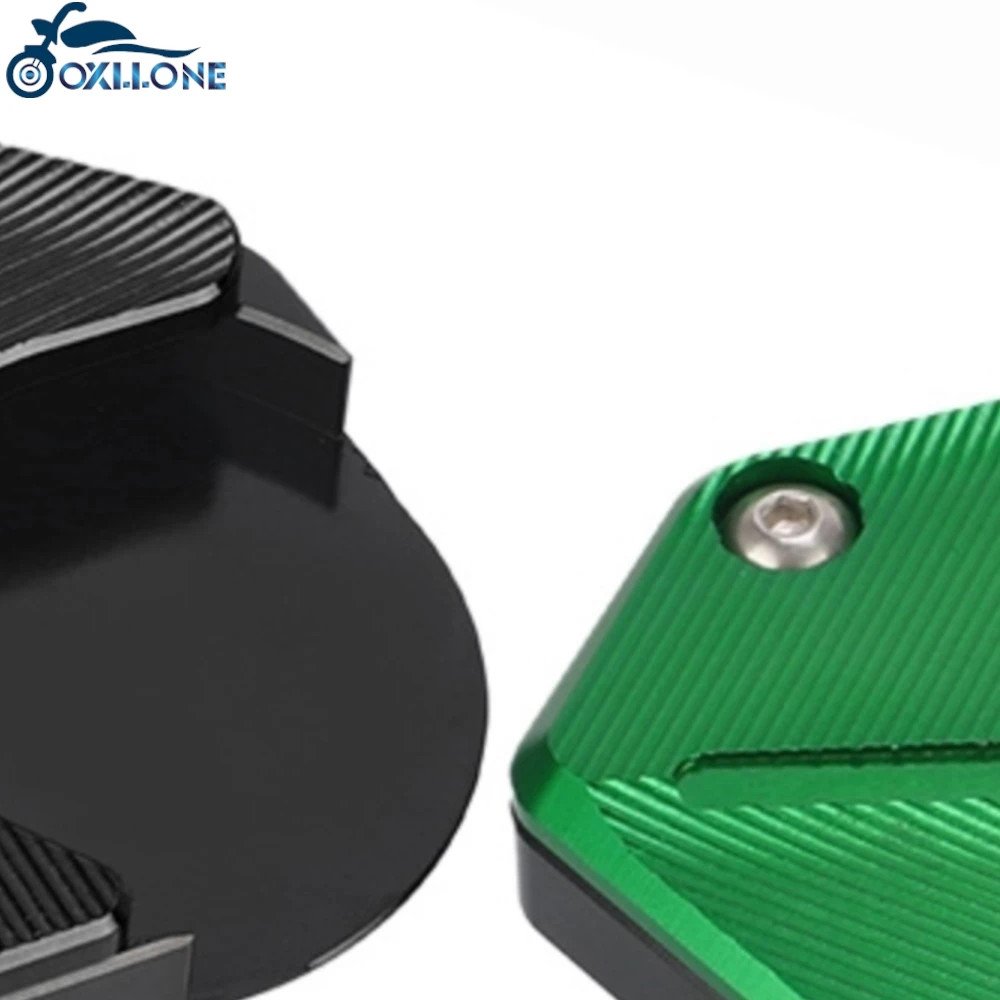 

2025 KLR 650 Motorcycle CNC Kickstand Foot Side Stand Extension Pad Support Plate For Kawasaki KLR650 2008-2024 2023 2022 2021