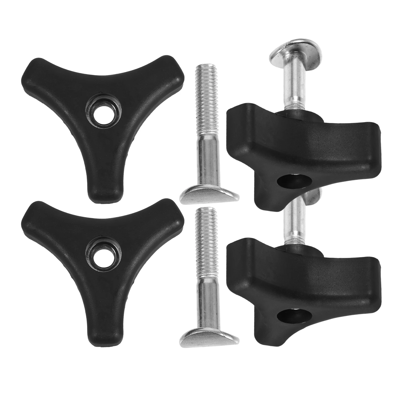 

4 Set Lawn Mower Screws Handle Bolt Knob Lawnmower Nut Plastic Accessories Metal Nuts