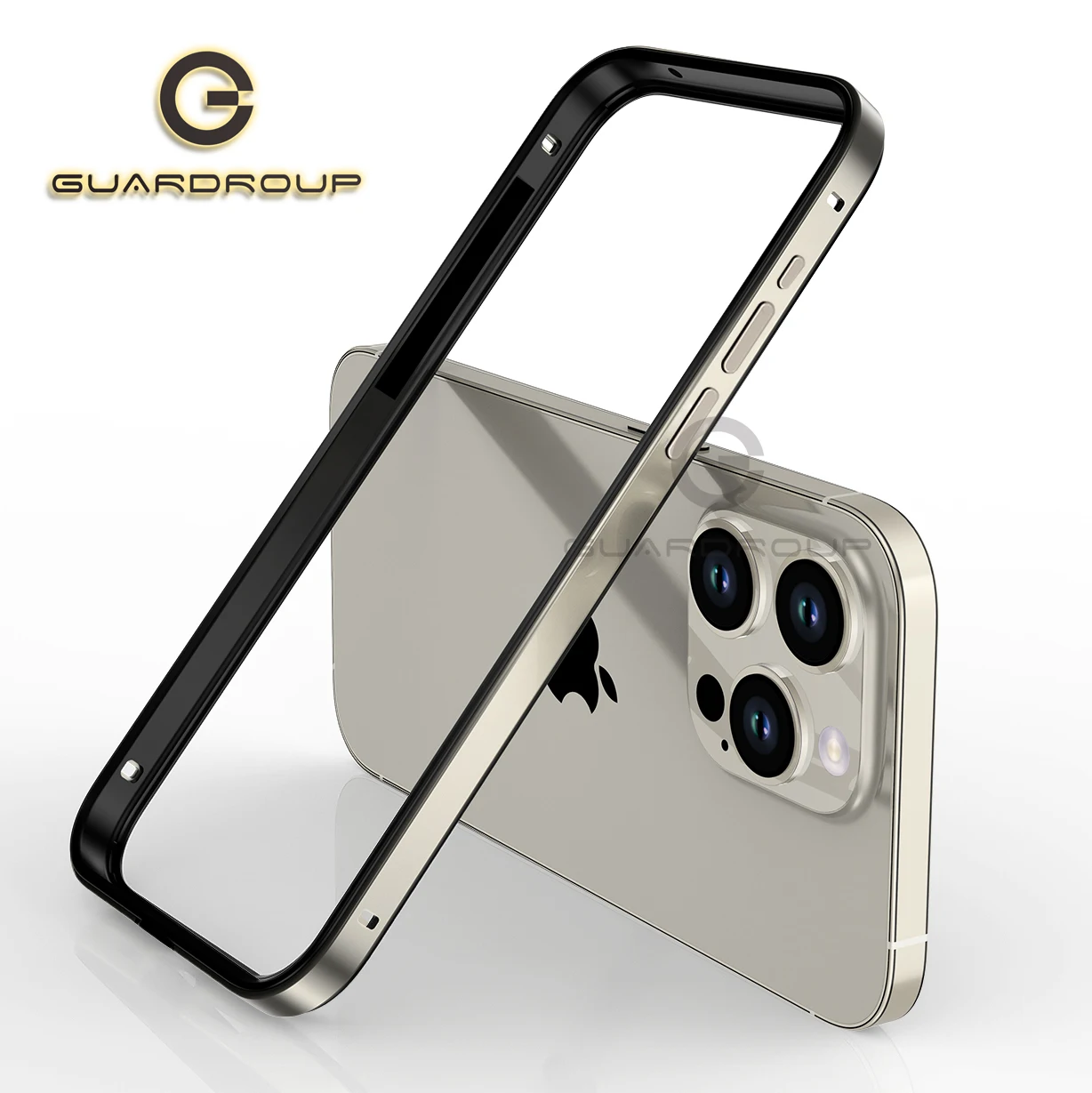 For iPhone 12 13 14 15 Pro Max Plus Bumper Case Luxury Light Aluminum Metal Hybrid Silicone Frame Ultra Thin Alloy Accessories