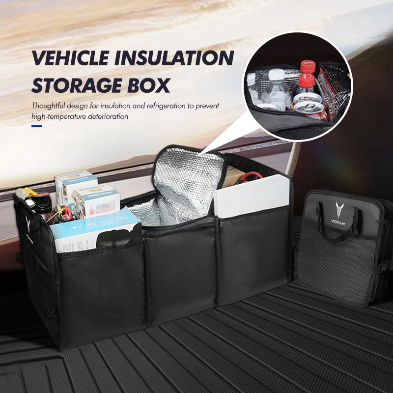 

Car Trunk Large Capacity Folding Storage Bag Tidying Stuff For Voyah DFL DFM DFSK DFMC 2021 2022 2023