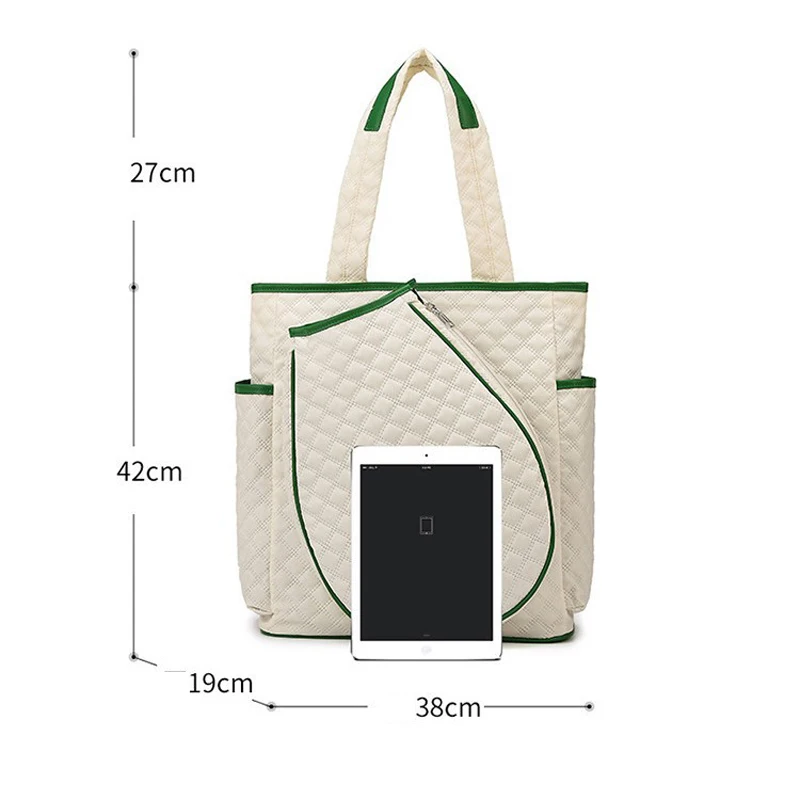 Fashion Design Women Tennis Racquet Bag Good Quality Oxford Badminton Squash Racket Handbag Professional Girls Tenis Accessories