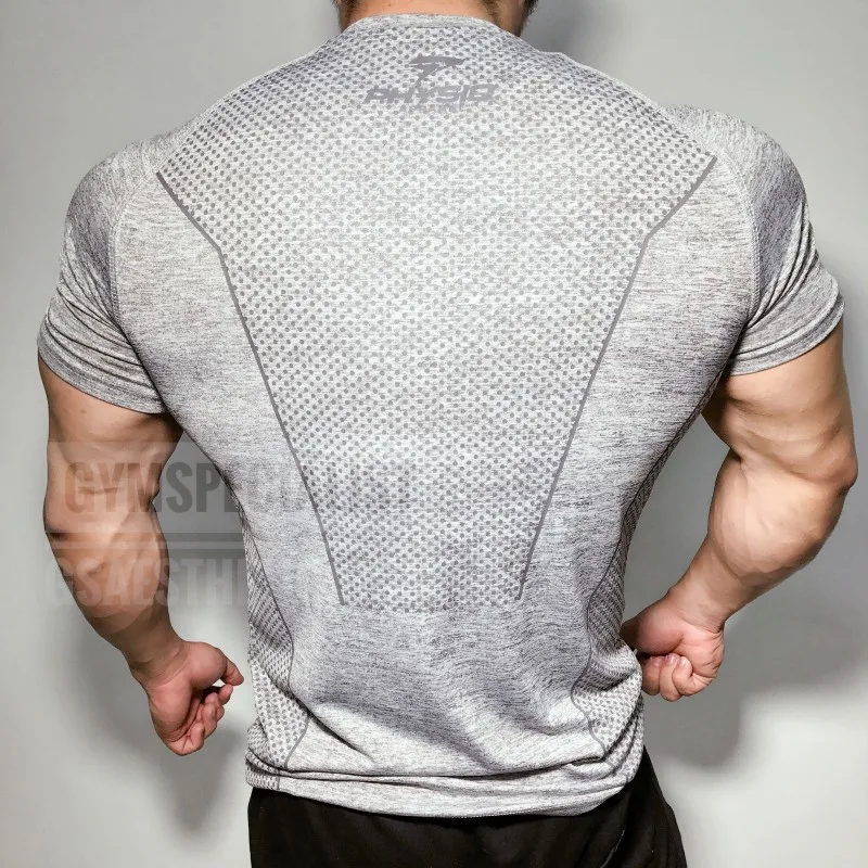 2023 New large-type Men Compression T-shirt men Sporting Skinny Tee Shirt Male Gyms Running T-shirt Fitness Sports men t-shirts