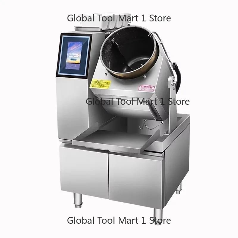 Semi- Large Cap-acity Heavy Duty Electro-magn-etic Inducti-on Automatic Kitchen Machines Store 500+ Recipes Touch Screen Display