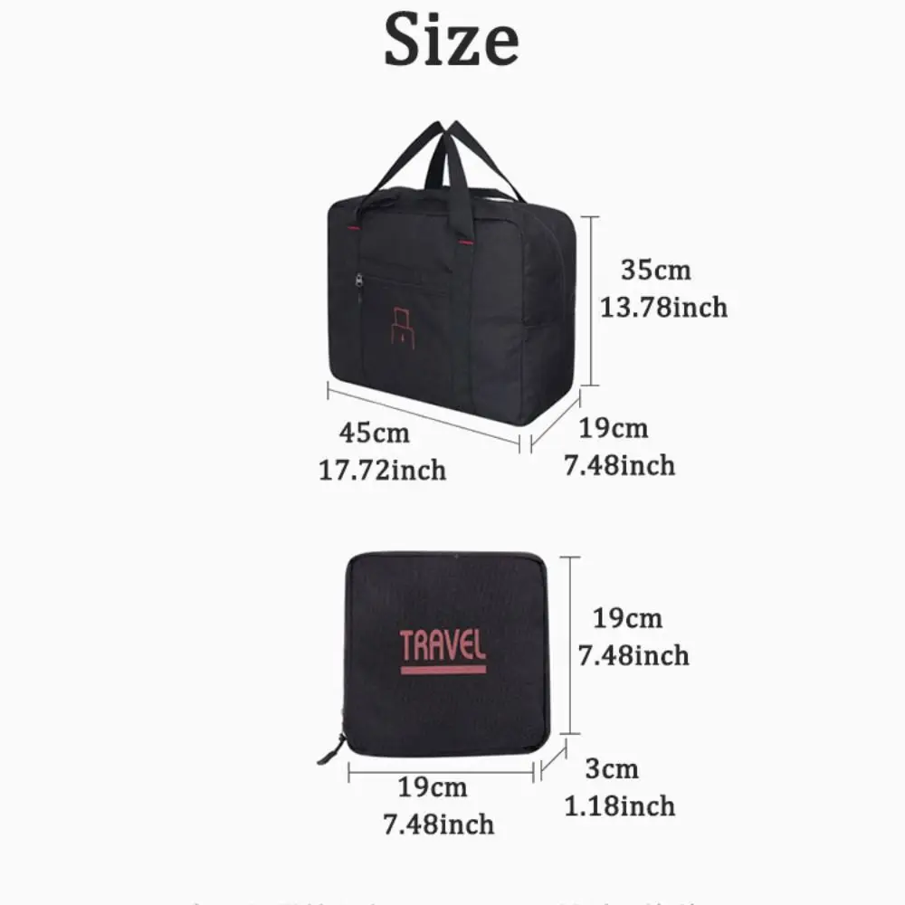 Oxford Cloth Clothing Organizing Bag Portable Large Capacity Travel Duffel Bag Foldable Handbags Travel Luggage Bag Training