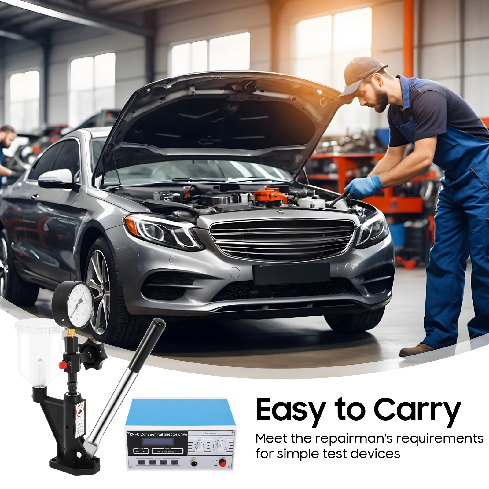 مجموعة أدوات اختبار حاقن الديز - مراجعة Fuel Injector Tester وسعره