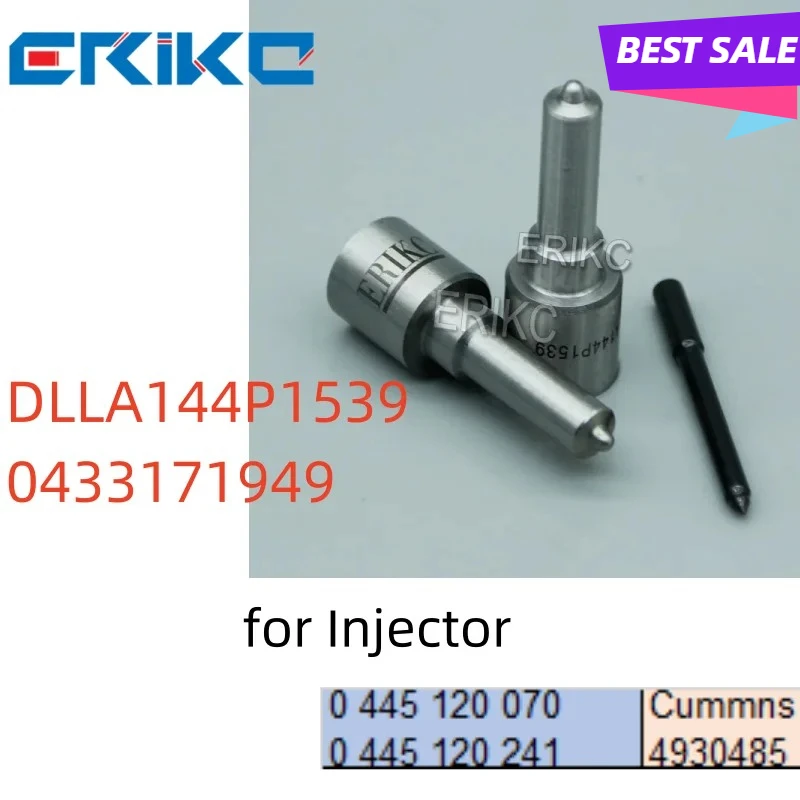

New DLLA144P1539 0433171949 Diesel Injector Nozzle DLLA144P1539 OEM 0 433 171 949 FOR 0445120070 0445120241 Cummns