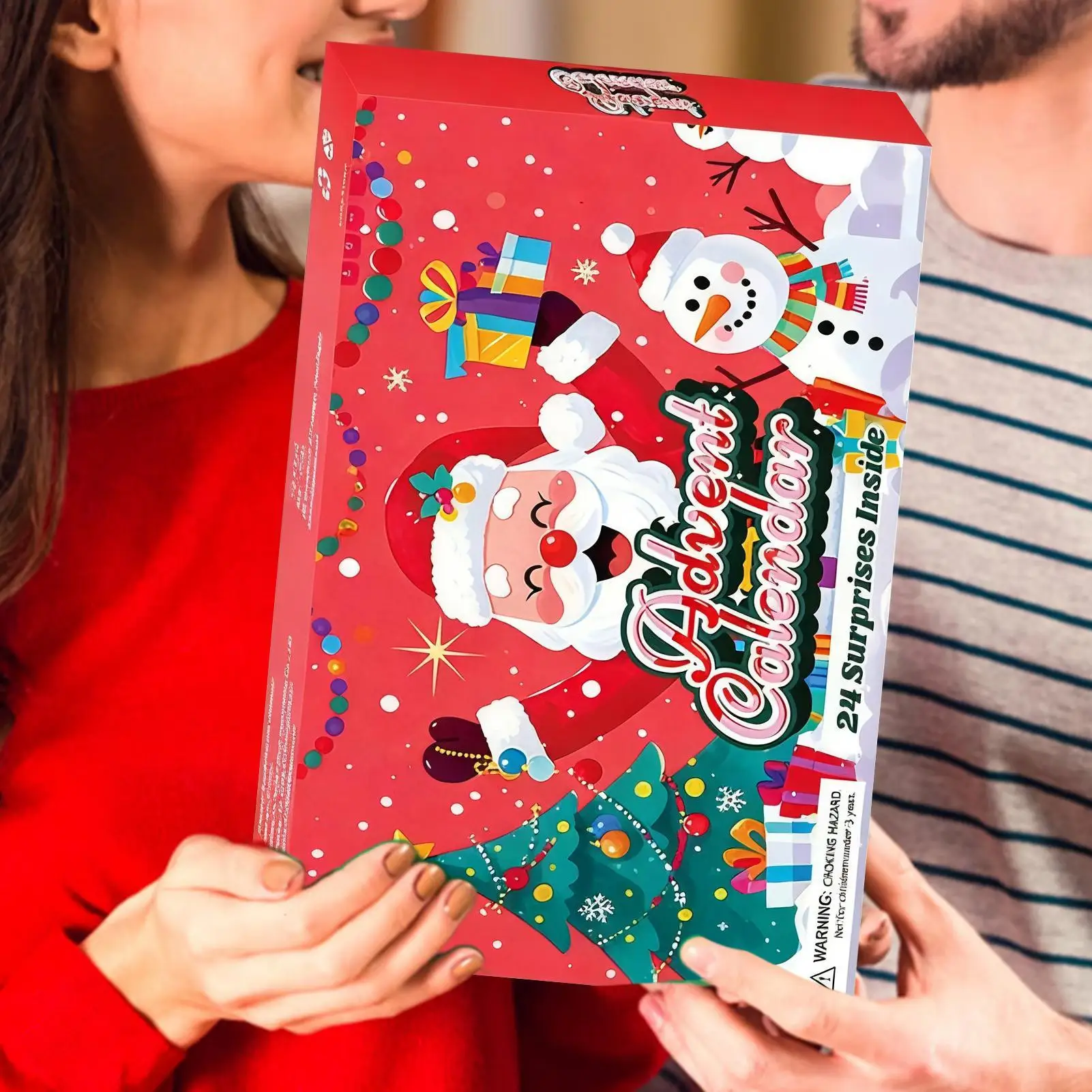 

Christmas Dinosaur Countdown Calendar Collectible Animal Keepsake 24-Day Countdown Calendar With Dinosaur Figurines For Over 3