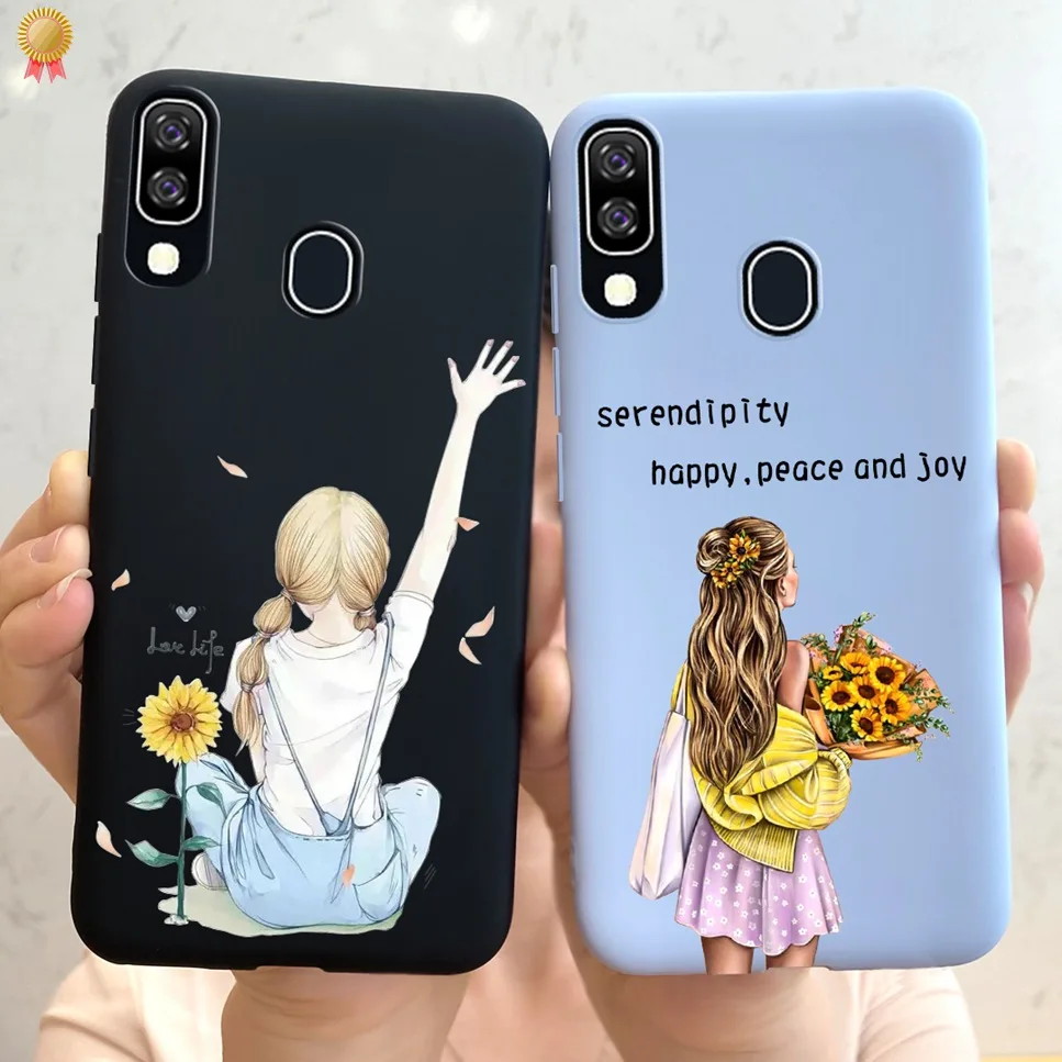 For Samsung A40 A 40 Case Soft Cute Cartoon TPU Silicone Back Cover Coque For Samsung Galaxy A40 A 40 A405FN Phone Case Funda