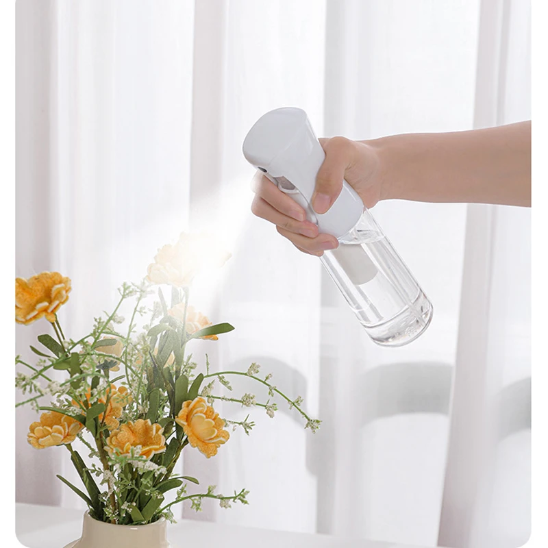 2Pcs High Pressure Spray Bottles Refillable 200ml Bottles Continuous Mist Watering Can Automatic Salon Barber Water Sprayer