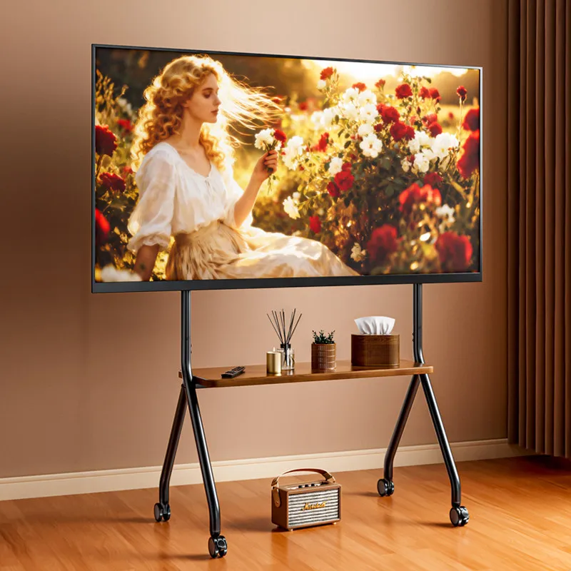 

TV mobile bracket floor with wheels living room bedroom art cart 65/75/85 inch hanger