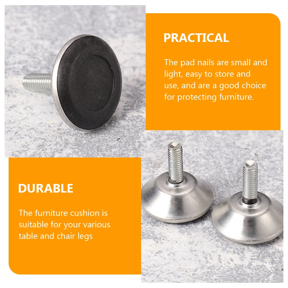 

20pcs Table Leg Pads Durable Protective Cushion Floor Protectors Noise Prevention Furniture Leg Adjustment Pads For Chairs